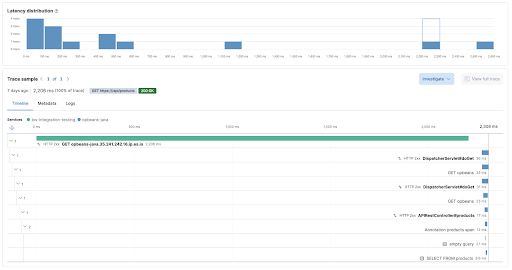 APM mobile tracing